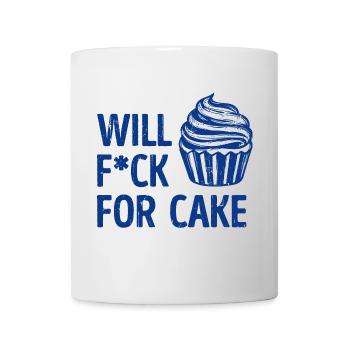 Statement Lecker Cupcake Süßigkeiten Kuchen - Tasse - Weiß - Vorne
