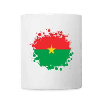 blob drapeaux burkina-faso - Mug blanc - blanc - Devant