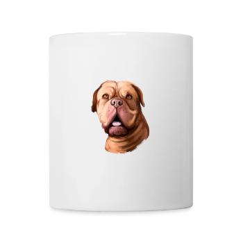 Dogue De Bordeaux Aquarelle pour chien Illustration - Mug blanc - blanc - Devant