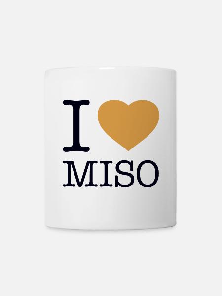 I LOVE MISO Sushi - Tasse - Weiß