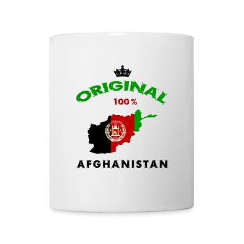 Afghanistan original 100% flag design - Mug - white - Front