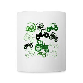 lots of tractors - Mug - white - Front