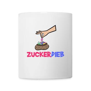 Bonbon Statement Süßigkeiten Naschkatzen - Tasse - Weiß - Vorne