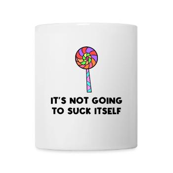 Süßigkeiten Statement Lecker Nachspeise Naschen - Tasse - Weiß - Vorne