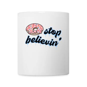 Süßigkeiten Lecker Donut Nachspeise Statement - Tasse - Weiß - Vorne