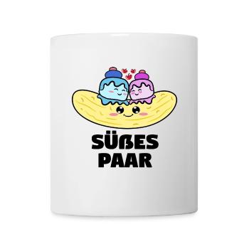 Süßigkeiten Statement Lecker Nachspeise Kalorien - Tasse - Weiß - Vorne