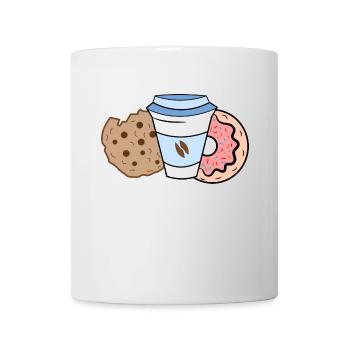 Donut Cookies Delicious Dessert Calories Sweets - Mug - white - Front