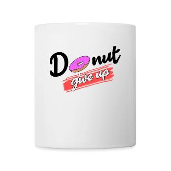 Cool Süßigkeiten Statement Donut Nachspeise - Tasse - Weiß - Vorne