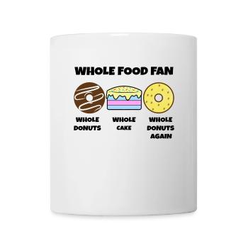 Donut Statement Süßigkeiten Kuchen Nachspeise - Tasse - Weiß - Vorne