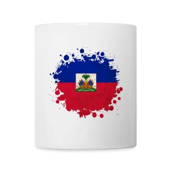 haiti flags blob - Mug - white - Front