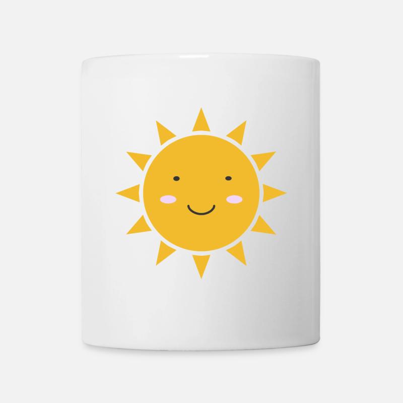 Sun Kawaii - Tasse - Weiß