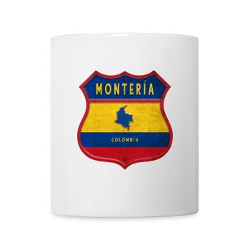 Armoiries de la Montería Colombia - Mug blanc - blanc - Devant