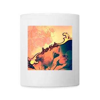 wunderbares Blumendesign - Tasse - Weiß - Vorne