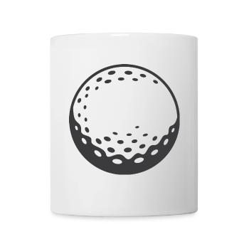 Golf Golfer Golfen Symbol Geschenk Idee - Tasse - Weiß - Vorne