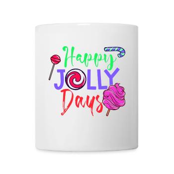Lecker Nachspeise Bonbon Statement Süßigkeiten - Tasse - Weiß - Vorne