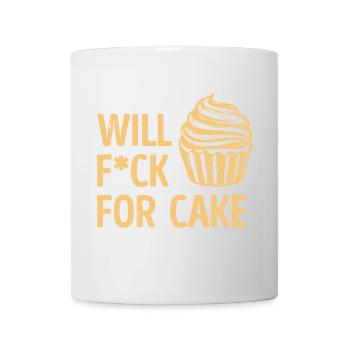 Sweets Déclaration humoristique Cake Cupcake - Mug blanc - blanc - Devant