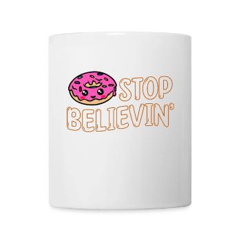 Donut Statement Naschen Backen Nachspeise Lecker - Tasse - Weiß - Vorne
