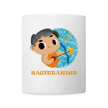 Zodiac sign Sagittarius - Mug - white - Front