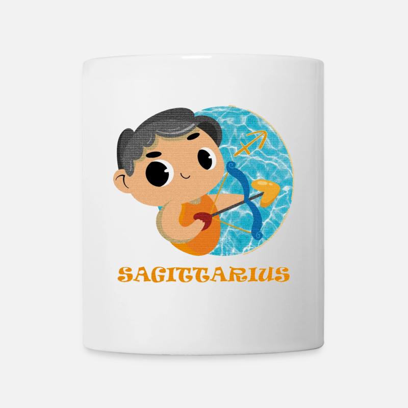 Signe du zodiaque Sagittaire - Mug blanc - blanc