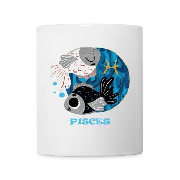 Zodiac sign Pisces - Mug - white - Front