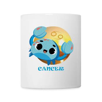 Cancer des signes du zodiaque - Mug blanc - blanc - Devant