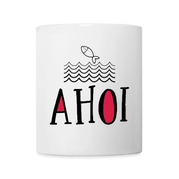 Ahoi - Tasse - Weiß - Vorne