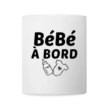 BéBé à bord - Mug blanc - blanc - Devant