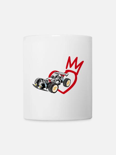 RC Dynamic and Powerful Car Race - Mug - white