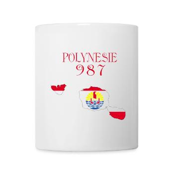 Polynésie - Mug blanc - blanc - Devant