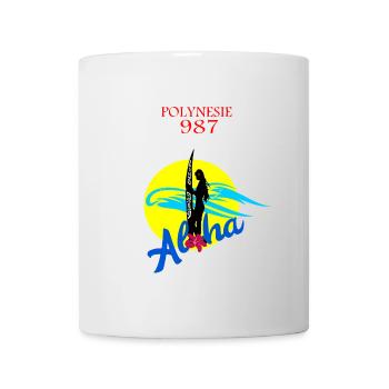 Polynésie - Mug blanc - blanc - Devant