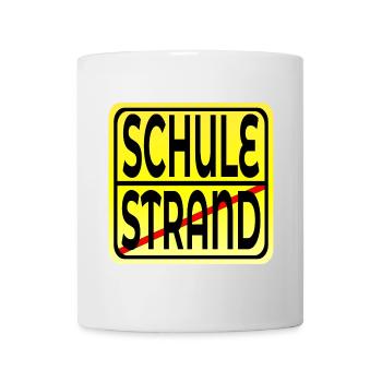 Ferienende Schulanfang - Tasse - Weiß - Vorne