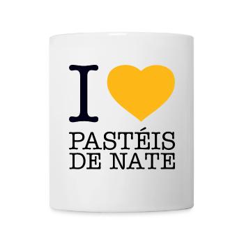 I LOVE PASTELS DE NATA Portugal Cake - Tasse - Weiß - Vorne