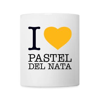 I LOVE PASTEL DEL NATA Portugal Cake - Tasse - Weiß - Vorne