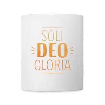 Soli Deo Gloria - Mug - white - Front