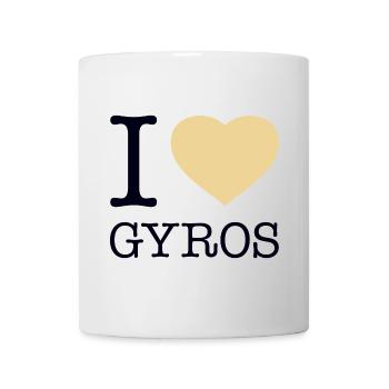 I LOVE GYROS - Mug - white - Front
