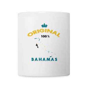 Bahamas Original 100% Flaggen Design - Tasse - Weiß - Vorne