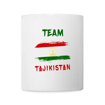Team Tadschikistan Flaggen Design - Tasse - Weiß - Vorne