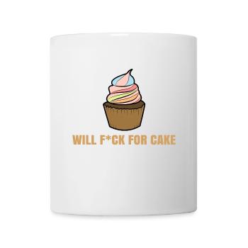 Gâteau Humoristique Candy Statement Cupcake - Mug blanc - blanc - Devant