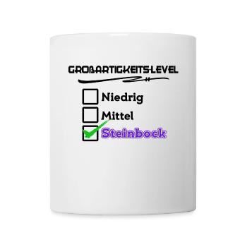 Steinbock Cool Statement Horoskop Astrologie - Tasse - Weiß - Vorne
