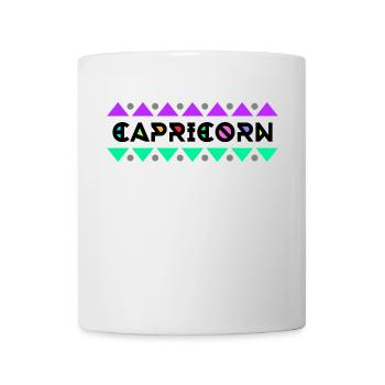 Cool Steinbock Spruch Horoskop Sternzeichen Himmel - Tasse - Weiß - Vorne