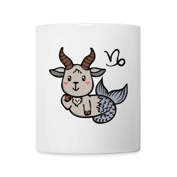 Astronomie Sternbild Horoskop Steinbock Tierkreis - Tasse - Weiß - Vorne
