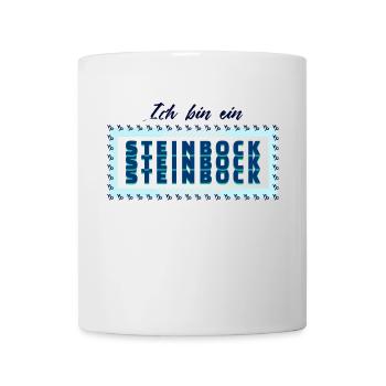Tierkreiszeichen Steinbock Statement Horoskop - Tasse - Weiß - Vorne