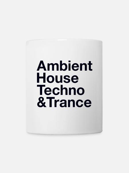 Rave Music Style Techno House Music - Tasse - Weiß