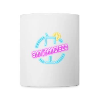 San Francisco cocktail summer design - Mug - white - Front