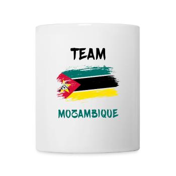 Team Mosambik Flaggen Design - Tasse - Weiß - Vorne