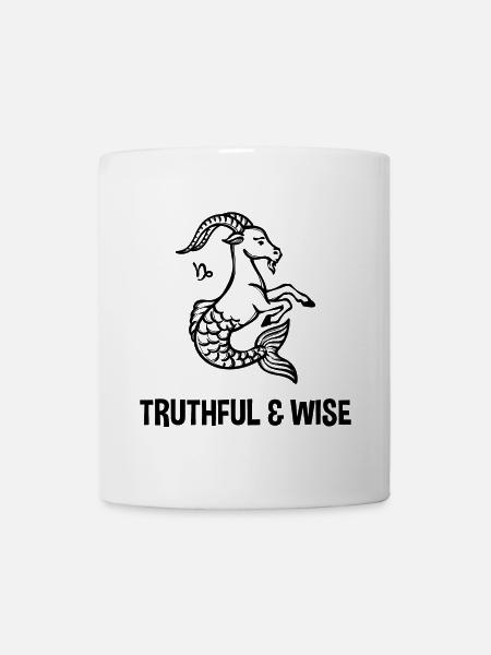 Sternzeichen Statement Steinbock Horoskop Galaxie - Tasse - Weiß