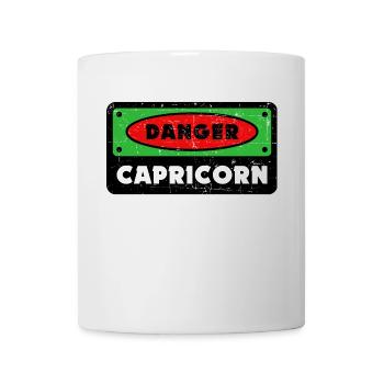 Cool Signe du Zodiaque Capricorne Déclaration Horoscope - Mug blanc - blanc - Devant