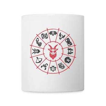 Konstellation Steinbock Tierkreiszeichen Himmel - Tasse - Weiß - Vorne