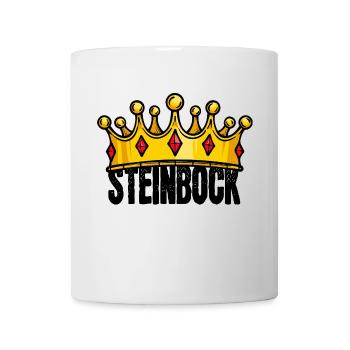 Gezeiten Esoterik Spruch Steinbock Tierkreis - Tasse - Weiß - Vorne