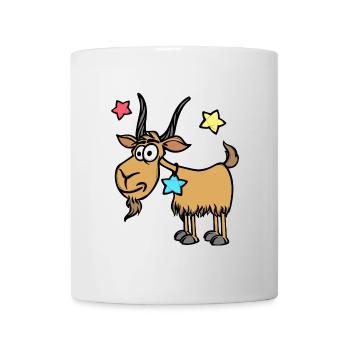 Steinbock Astrologie Gestirne Sterndeutung Himmel - Tasse - Weiß - Vorne